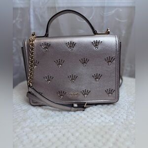 Kate Spade Maisie Patterson Drive Embellished Leather Crossbody Purse